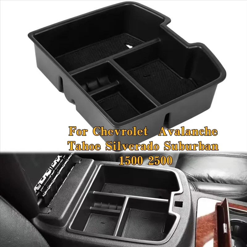 Para Chevrolet Avalanche Tahoe Silverado Suburban 2007-2014 camiones de tamaño completo centro consola de piso delantero accesorios compatibles