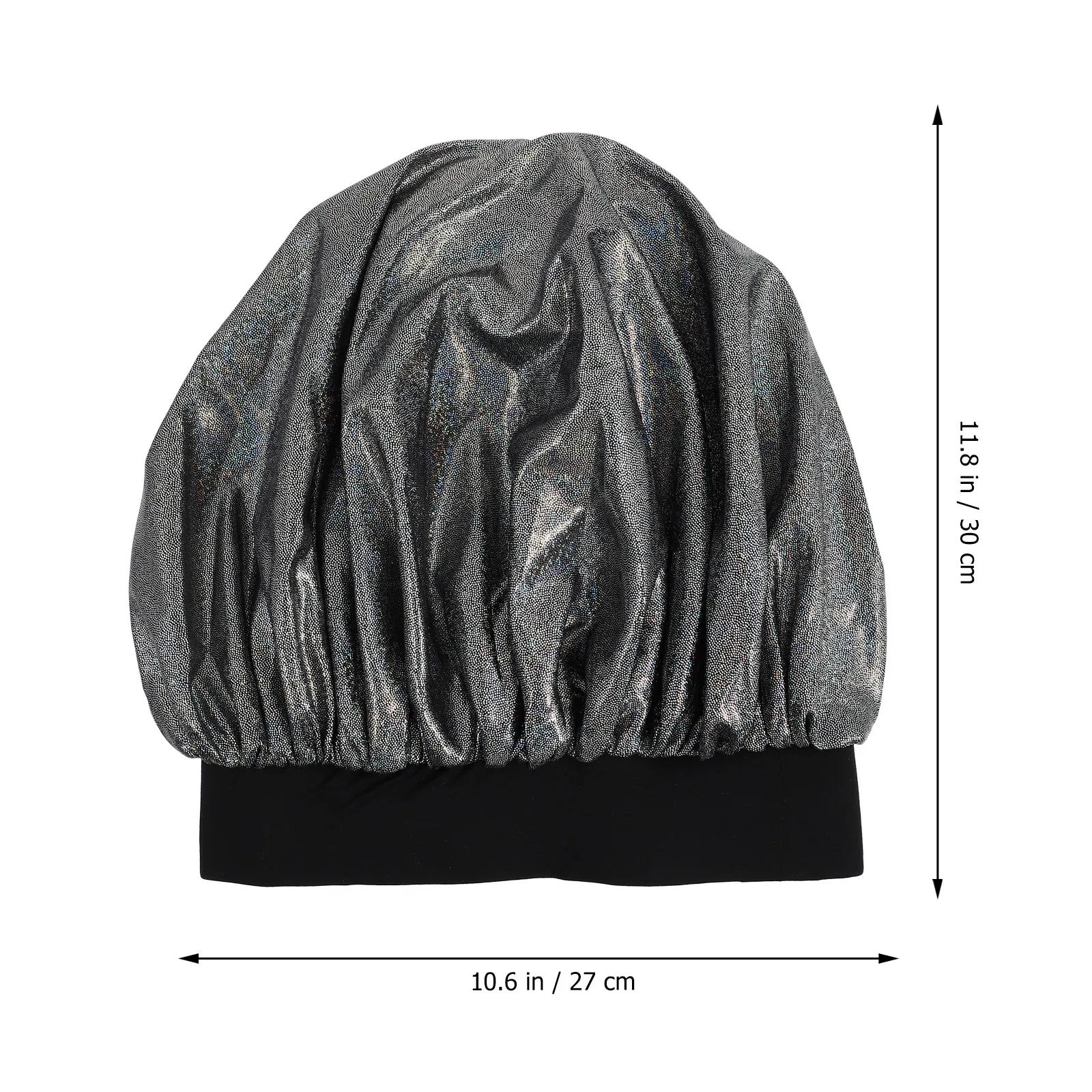 

Wide Brim Satin Bath Headb Elastic Hat Black Hair Wrap Child Shower Cap Sleep Cap Hair Care Treatments