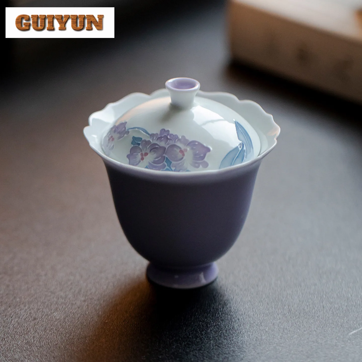 110 مللي رسمت باليد بيجونيا غايوان الجمالية الشاي تورين وعاء الشاي مع غطاء عدة تخمير الشاي غطاء وعاء المقاهي لوازم جمع