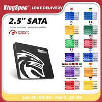 KingSpec SATA SSD 120gb 128gb 240GB 256gb 512gb 1TB 2TB SSD Hdd 2.5 Inch SATA3 SATA2 Solid State Drive for Laptop Desktop P3 P4