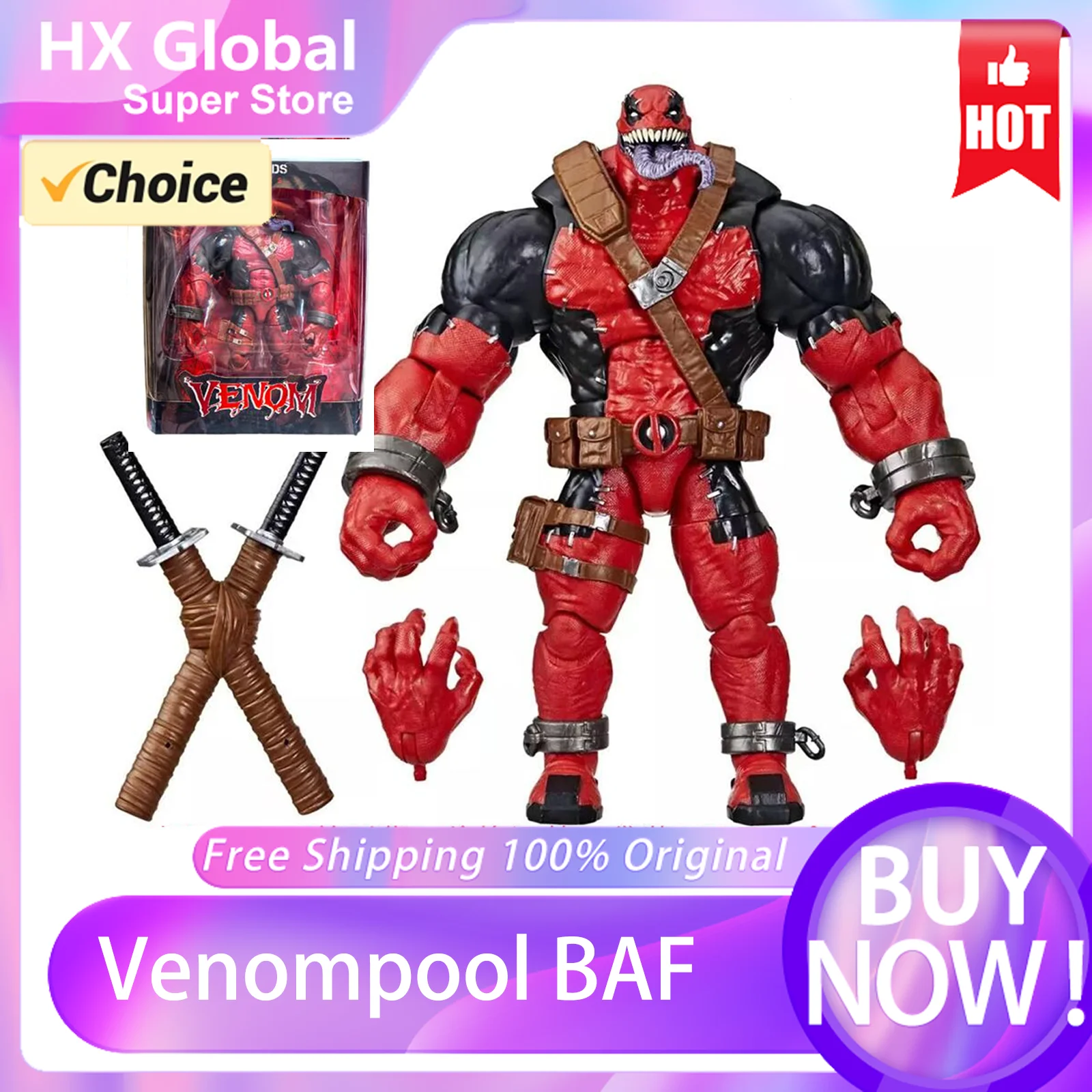 KO Marvel Legends Venompool BAF Build A 8