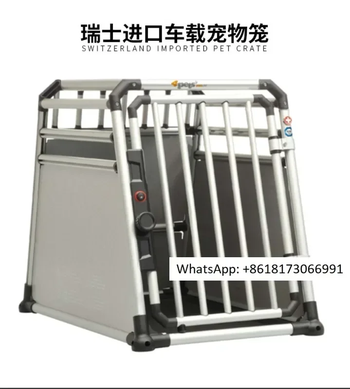 

Original imported car mounted dog cage SUV trunk aluminum alloy dog bag