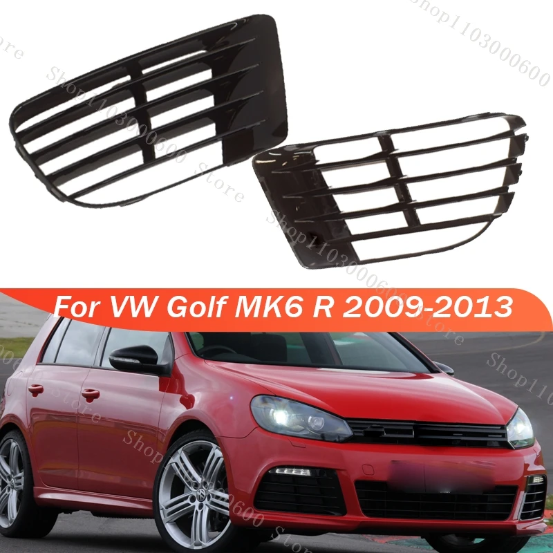 Auto Nebelscheinwerfer Abdeckung Für Golf MK6 R 2009-2013 R20 Untere Nebelscheinwerfer Grille Grill Nicht Fit Für GTI GTD 5K0853665E 5K0853666E