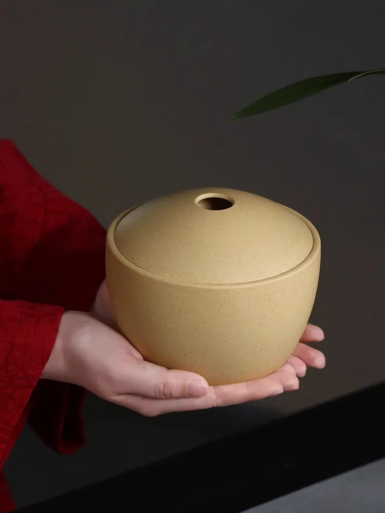 Exquisite Yi Zisha Tea Jar Ceramic Sealed Household Storage Pu'er Baopu