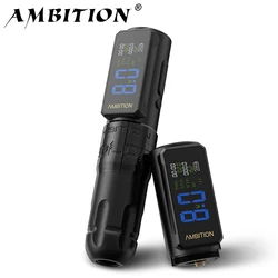 Ambition Soldier270S Stroke 4.5+5.0mm Wireless Tattoo Machine Professional Brushless Motor Pen 2400mAh Battery 1-12V for Tattoo