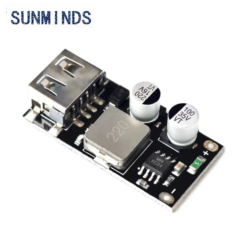 USB QC3.0 QC2.0 USB DC-DC Buck Converter Charging Step Down Module 6-32V 9V 12V 24V to Fast Quick Charger Circuit Board 5V