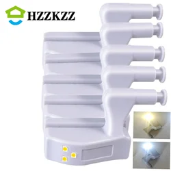 LED 5/PCS Inner Hinge Lamp Under Cabinet Lights Universal Wardrobe Cupboard Sensor Lights for Bedroom Kitchen Closet Night Lamp