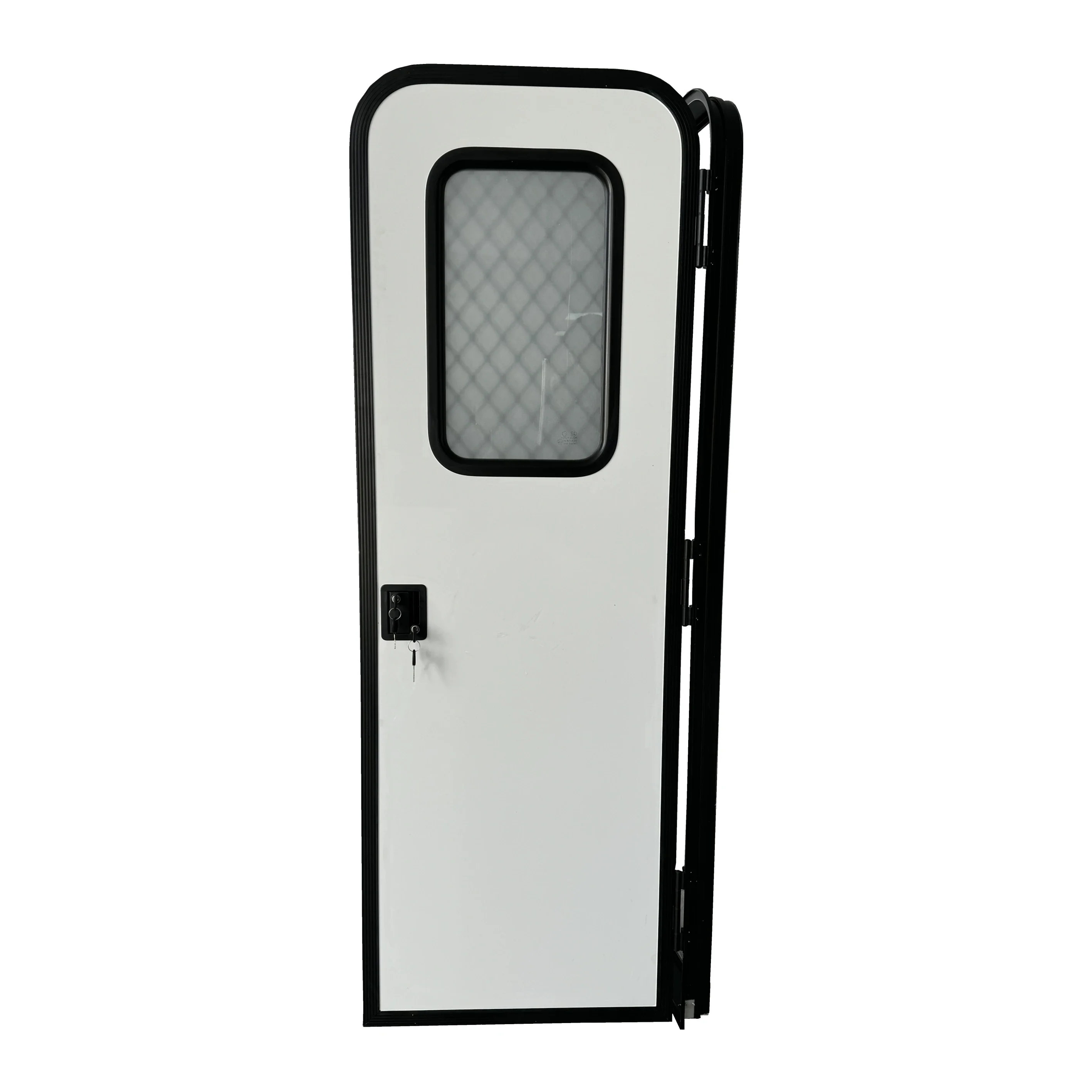 

Sturdy Aluminum Alloy Panel Entry Caravan Door With Bug Screen And Blind