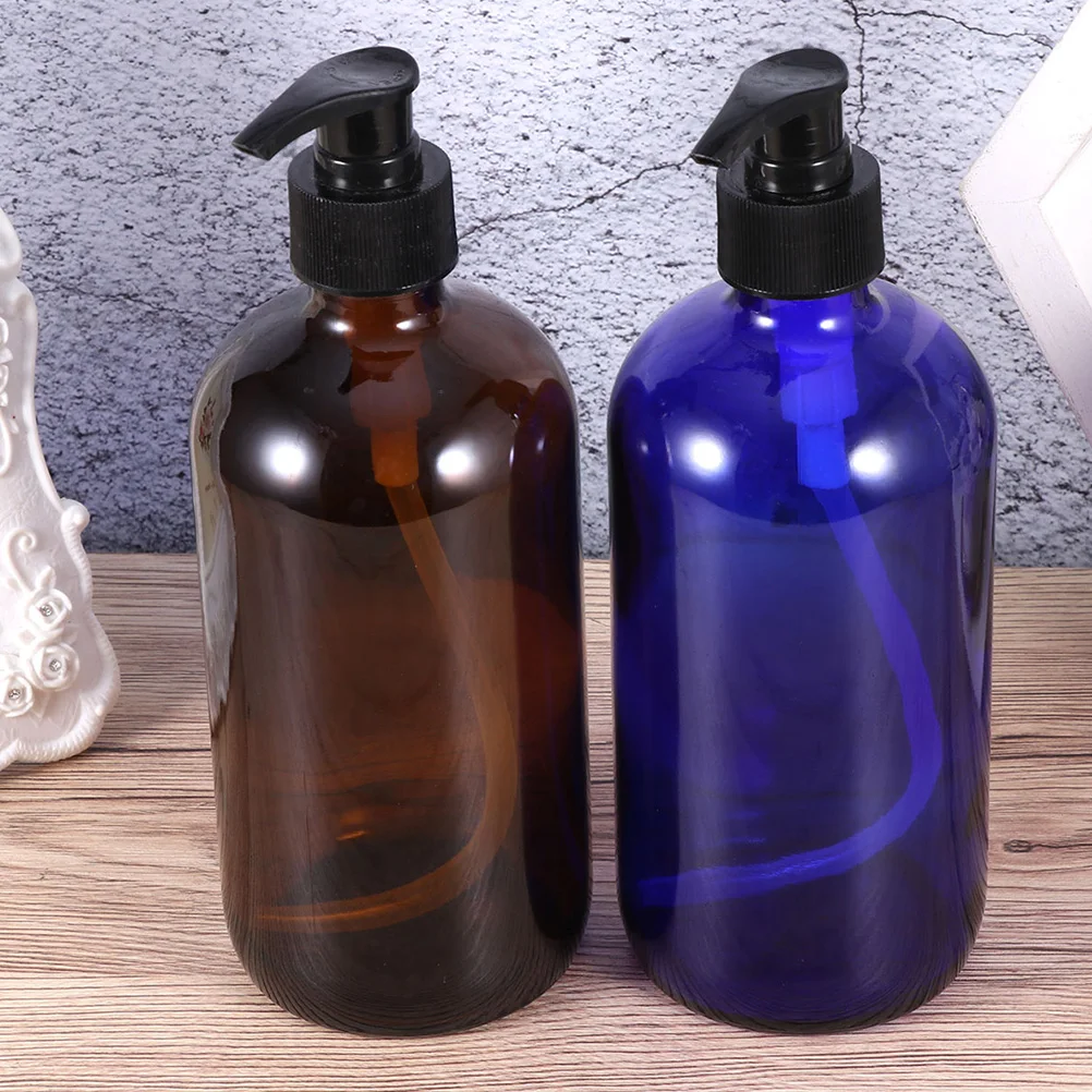 قطعتان من زجاجة توزيع اللوشن خفيفة الوزن وقابلة لإعادة الملء لجل استحمام الشامبو، محمولة ومريحة #4