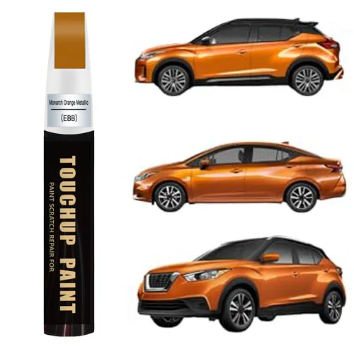 EBB Monarch Orange Metallic Touch Up Paint Compatible with Nissan Exact Match Chips and Nicks Touch Up