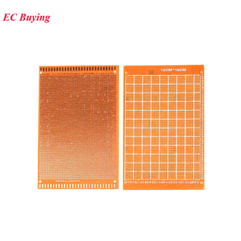 5pcs/lot 12x18 cm Bakelite DIY Prototype Board Single Side PCB Universal Board 12*18 Copper Circuirt Plate Electronic Experiment