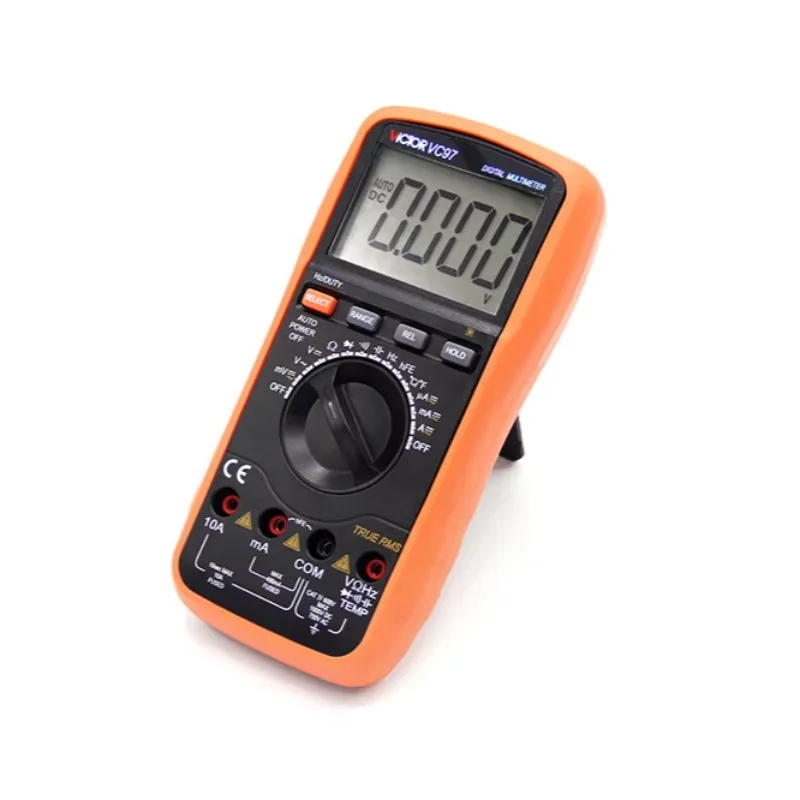 Цифровой мультиметр VC97, мультиметры с автоматическим диапазоном, истинное среднеквадратичное значение,999 отсчетов, цифровой профессиональный цифровой мультиметр