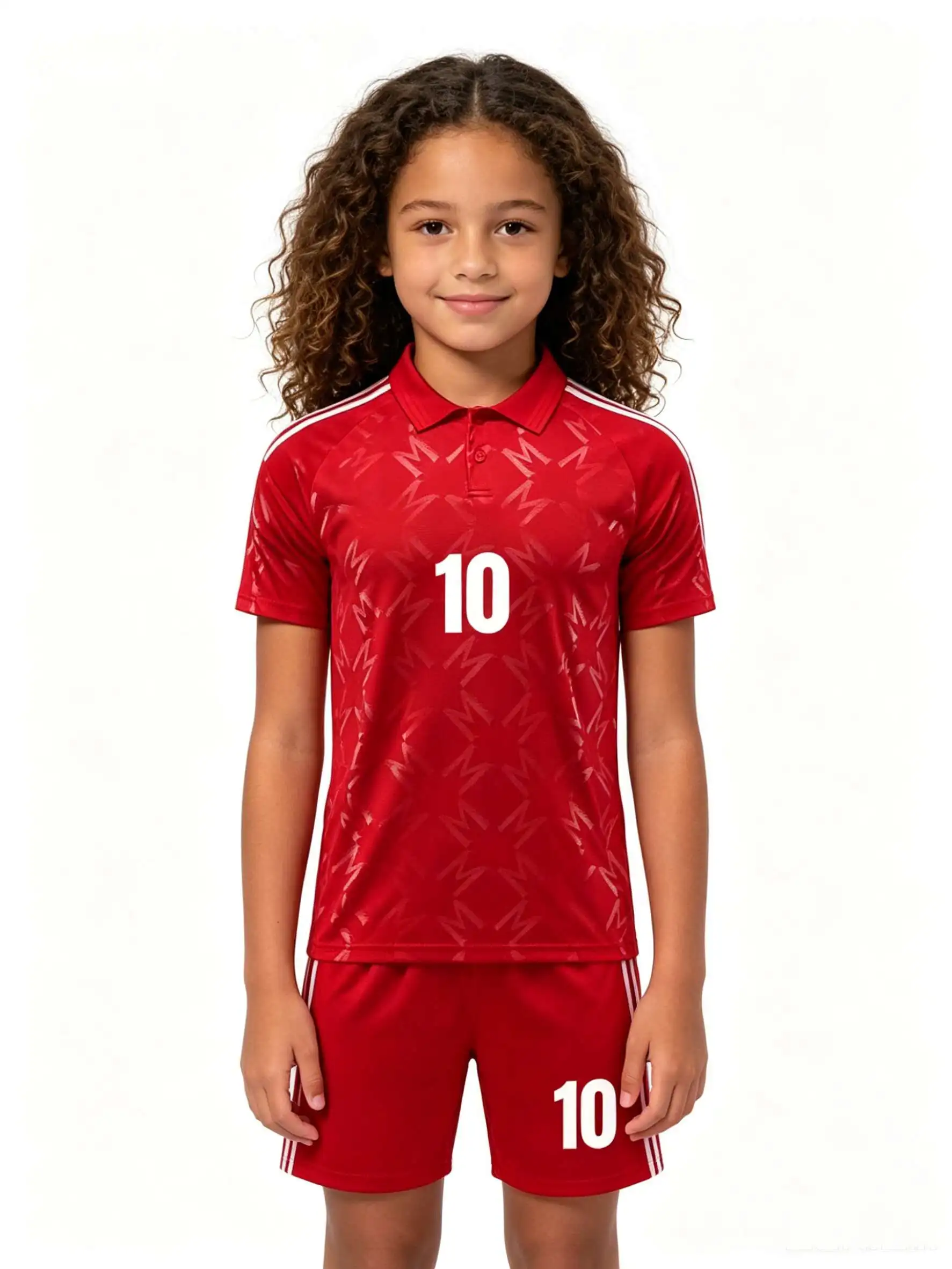 New 26/27 Unisex Blank Soccer 2‑Piece Set, Kids Adults ‑Child Kit, Custom No.1 7 8 9 10 for School Outdoor Team Sports