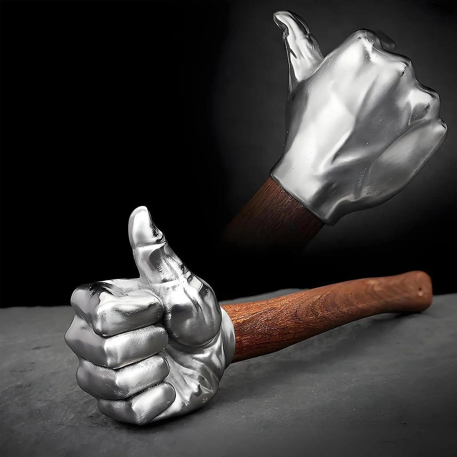 stainless-steel-small-mallet-ergonomic-wooden-handle-fist-shaped-head-for-woodworking-camping-camping-household