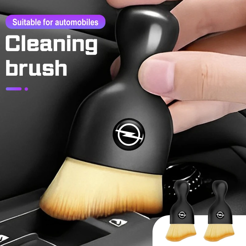 Car Accessories Cleaning Soft Brush Tool Dust Remover For Opel Corsa Astra Insignia Vectra Zafira Meriva Mokka Grandland Vivaro