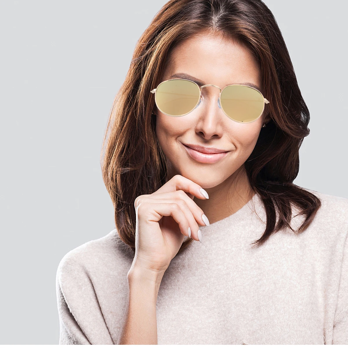

2pcs Retro Circular Sunglasses Chic Stylish Sunglasses For Women Men Colorful Film Cool Glasses Durable Fashion Eyeglasses