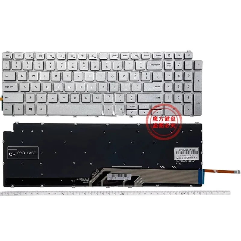 New US Keyboard with Backlight for DELL 15-7591 15 7590 5593 5598 5590 5584 5594 P42E P90F