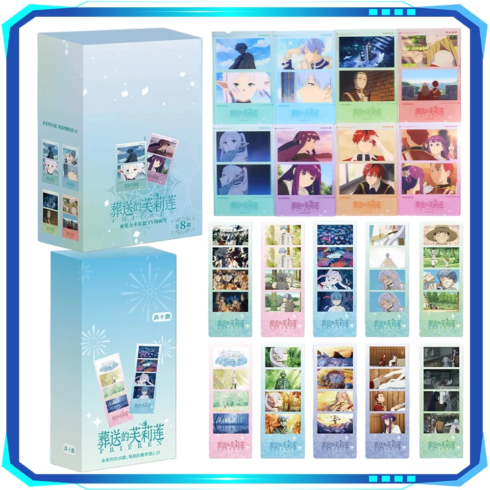 Official Frieren Beyond Journey's End Anime Badge Trading Cards Polaroid Photo Cards Character Collectible Fan Gift Merchandise