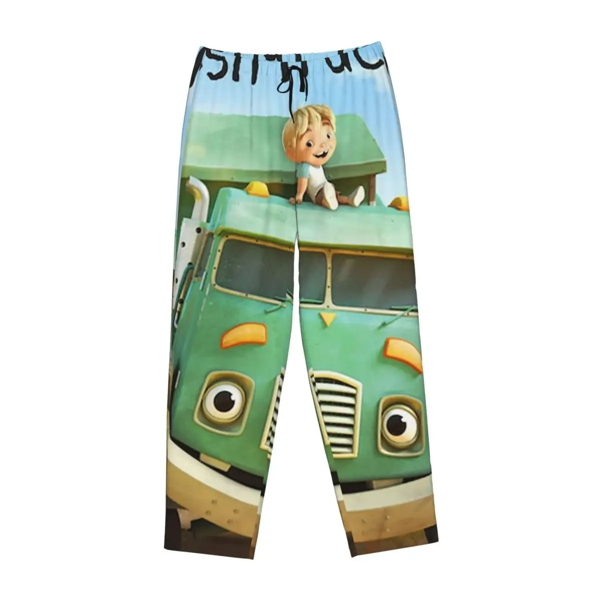 

Женские пижамные штаны с героями мультфильмов «Ханк и мусорный грузовик», одежда для сна с карманами для отдыха на заказ