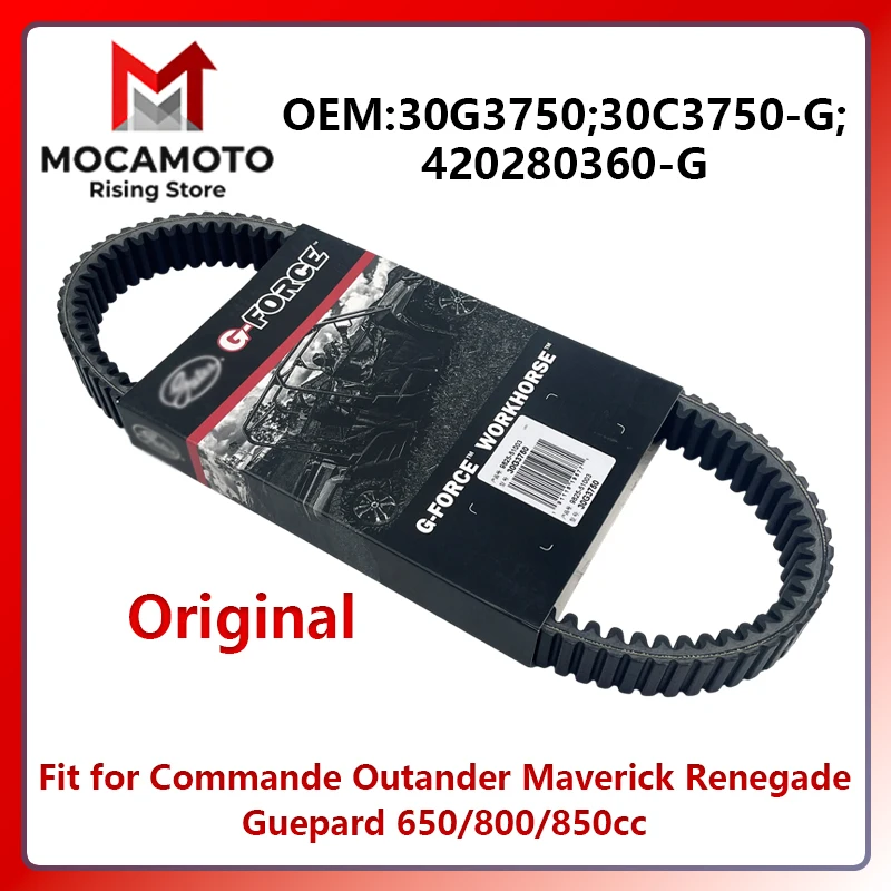 

MOCA Original 30C3750 30G3750 Outlander Renegade Drive Belt For Guepard 650 800 850cc 422280360 420280360 715900212 715900030