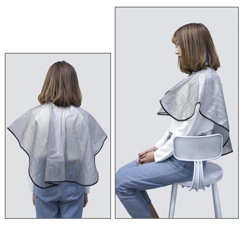 

Салон Парикмахерский Воротник Шаль Водонепроницаемая EV Краска Для Волос Perm Color Cape Pro Парикмахерский Фартук Для Волос Cuttinga52q