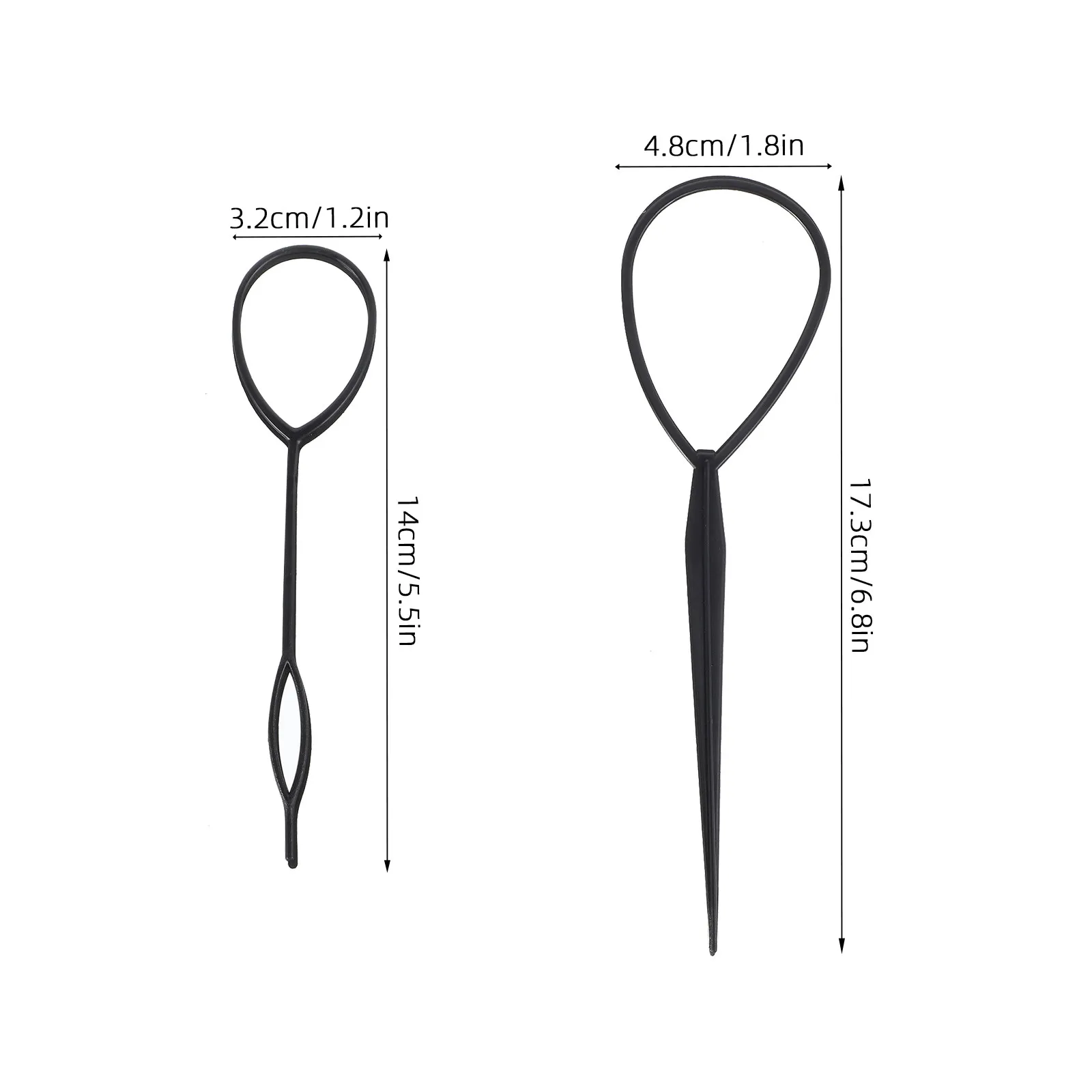 20Set Childrens Hair Braiding Tools Small Sized Loop Needles and Pull Through Tools for Effortless Braids Buns Ponytails Home