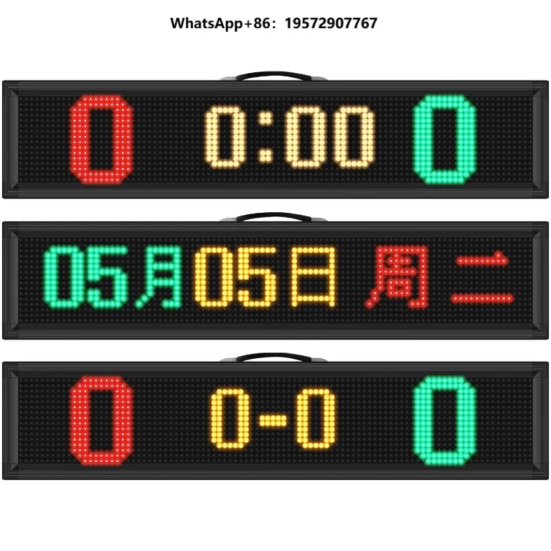 Small Electronic Scoreboard for Basketball, Football, Volleyball, Table Tennis, and Badminton