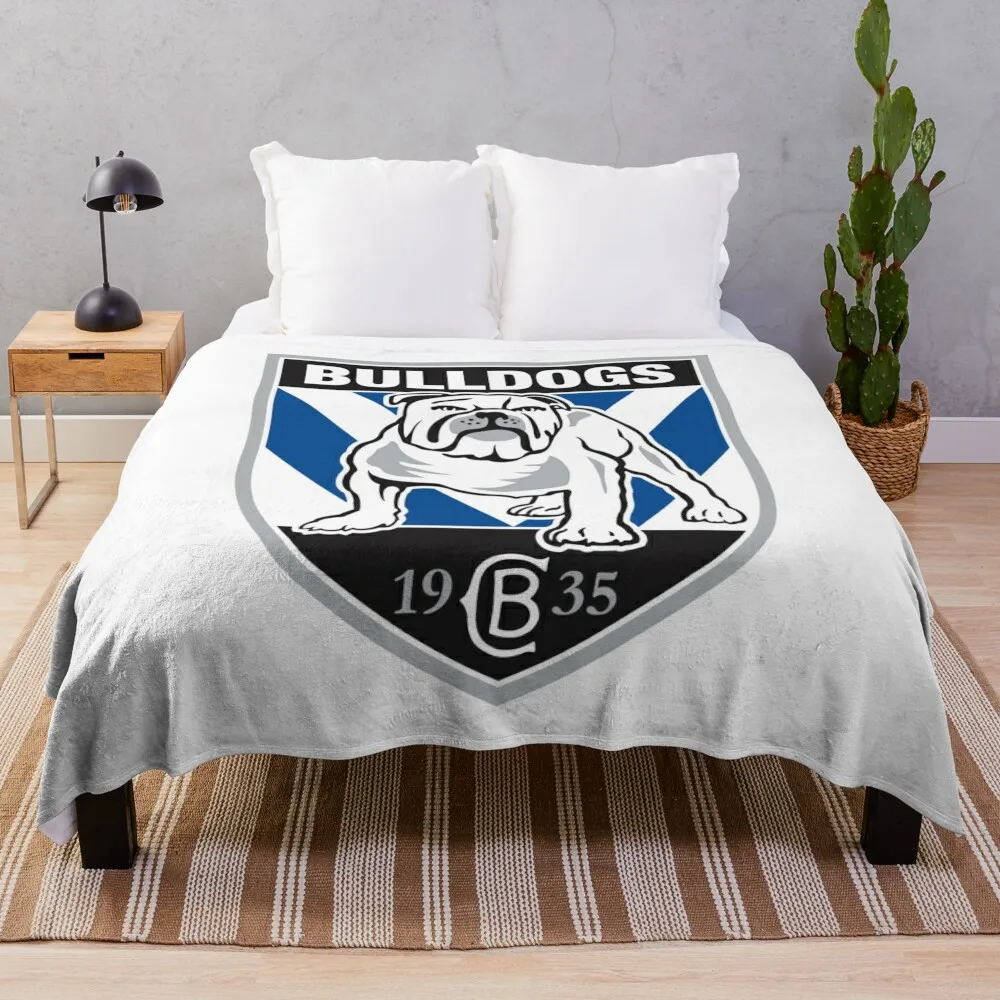 Canterbury Bankstown Bulldogs Throw Blanket Sleeping Bag Blanket Blanket For Baby