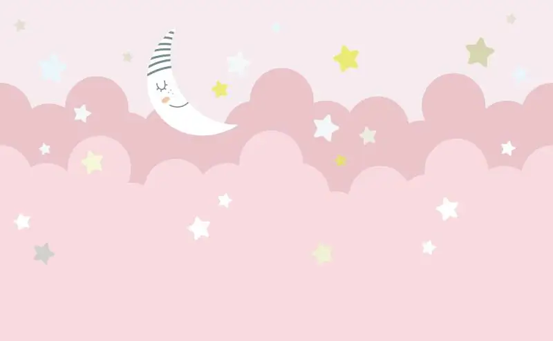 Benutzerdefinierte Rosa Sterne Wolken Tapete für Kinderzimmer Jungen Mädchen Schlafzimmer Wand Gemälde Kindergarten 3D tapeten wohnkultur