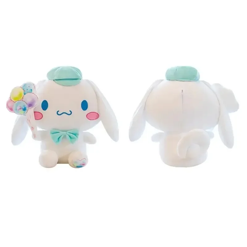 Sanrios-Globo Kawaii Cinnamoroll para niños, perro de peluche, almohada de peluche, Animal de peluche, muñeca suave, regalo de cumpleaños, juguete de Anime de dibujos animados