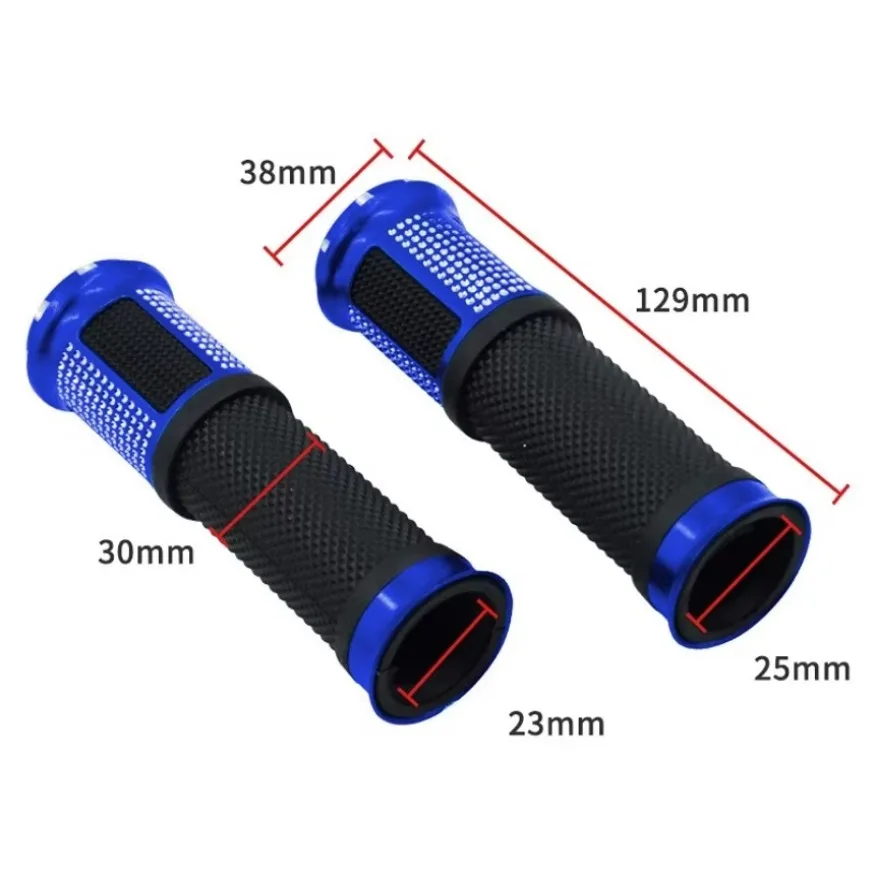 1Pair 23mm 25mm Universal throttle Grip handle Handlebar Motorcycle Throttle Handlebar Cover Grip Smooth Soft Rubber Anti slip