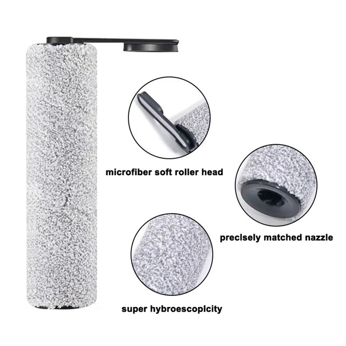 A02V-Für Tineco Floor ONE S5 Akku-Nass-Trockensauger Ersatzteile Bürstenrolle und HEPA-Filter