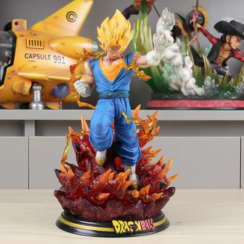 

Блестящие аниме экшн-фигурки в наличии Dragon Ball Vegetto, коллекционная кукла, украшение комнаты, игрушки, подарки