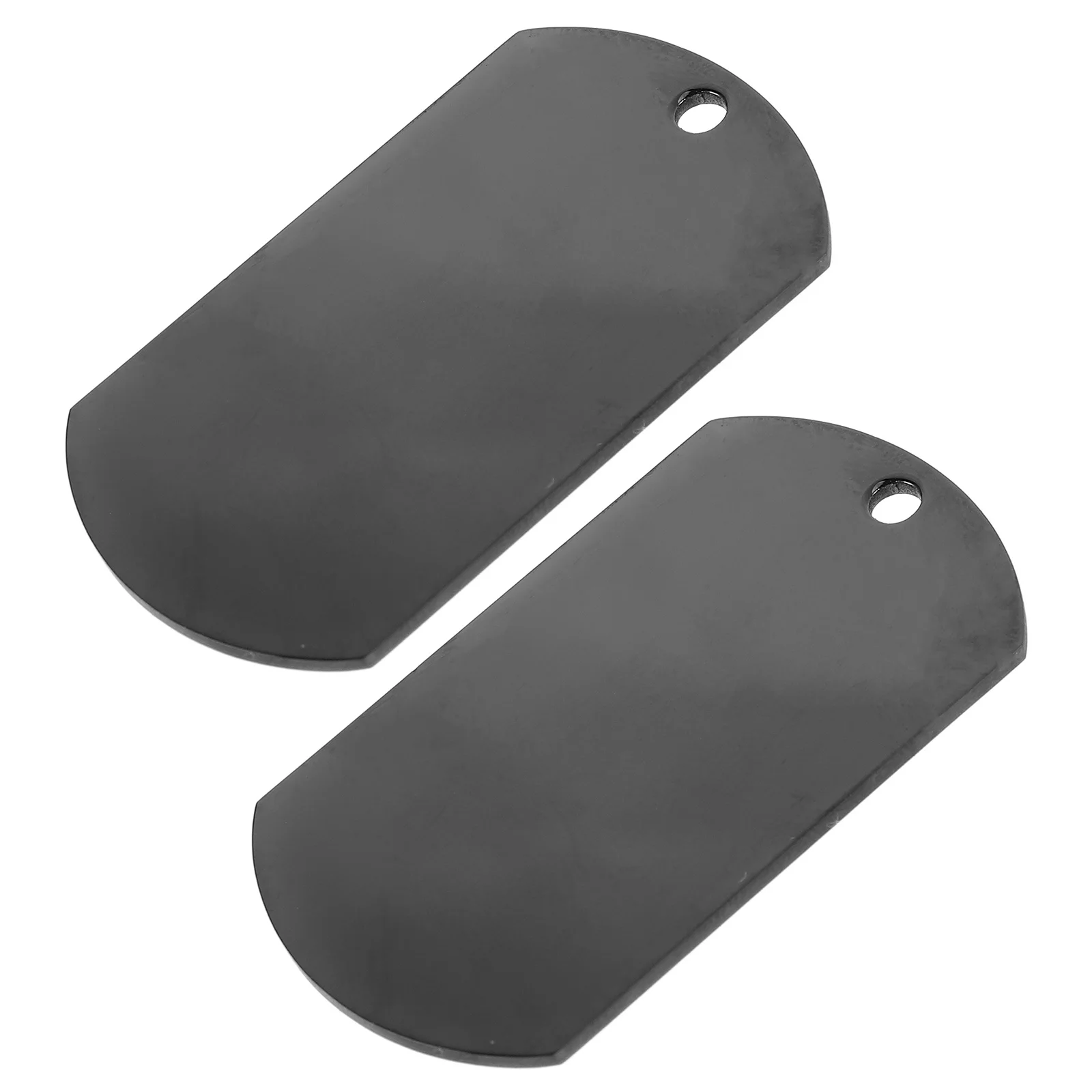 

2Pcs Stainless Steel Dog Tags for Engraving Pet Name Id Tag Anti-Lost Metal Dog Tag Blanks for Small Large Dogs Use