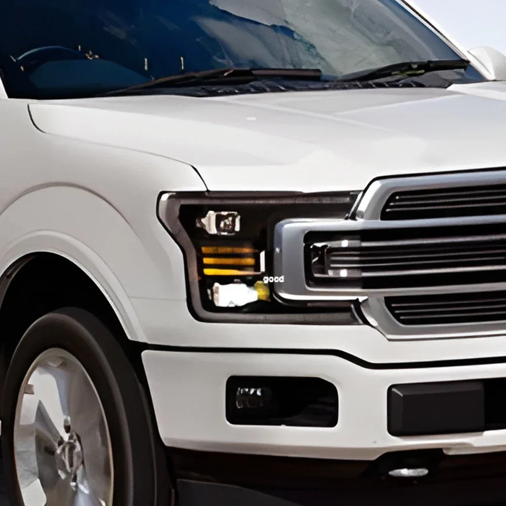 

For Ford Raptor F150 2018-2019 LED Auto Headlights Assembly Upgrade 2 Projector Lens Plug and Play Car Front Lamps Accessories