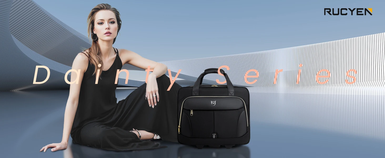 18-Zoll-Roll-Aktentasche, große Kapazität, Laptoptasche, Aktentasche, Rollgepäcktasche, geeignet für Geschäftsreisen, Arbeit, wasserdicht – Detail 2