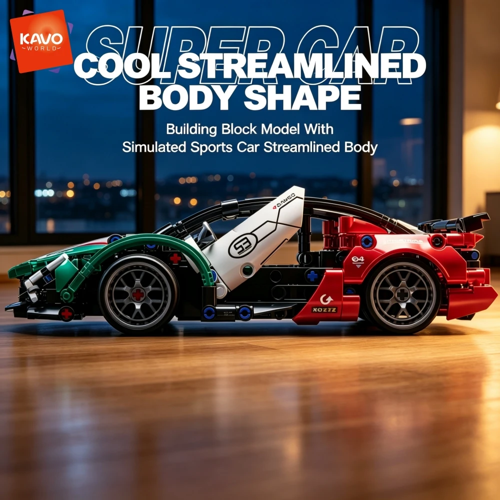KAVOWORLD NEW MOC Sports Car S - đánh giá và giá Led Light Kit For Technic Supercar