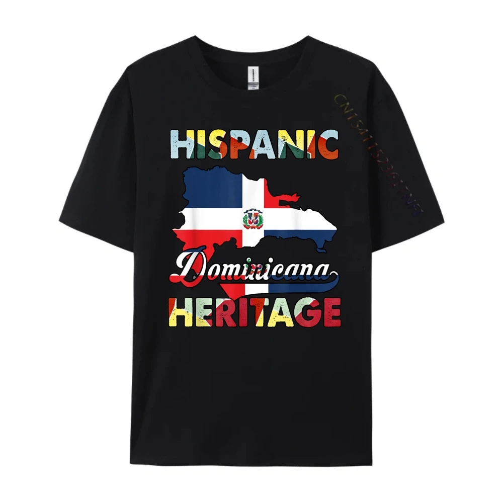 Dominican Republic Flag Hispanic Heritage Month Dominicana Big And Tall T Shirts Mans Men's Clothes Memorial Day