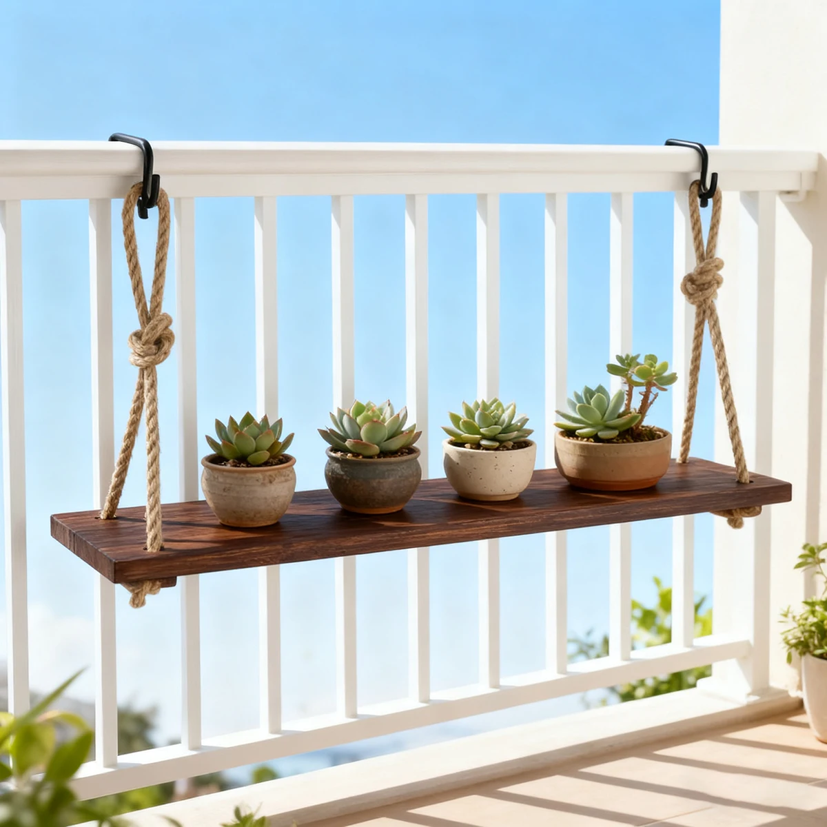 

Hanging Plant Pot Support Planters Flowerpot Decorative Balcony Yard Decor Suspension Accessories Outdoor Decoration Storage