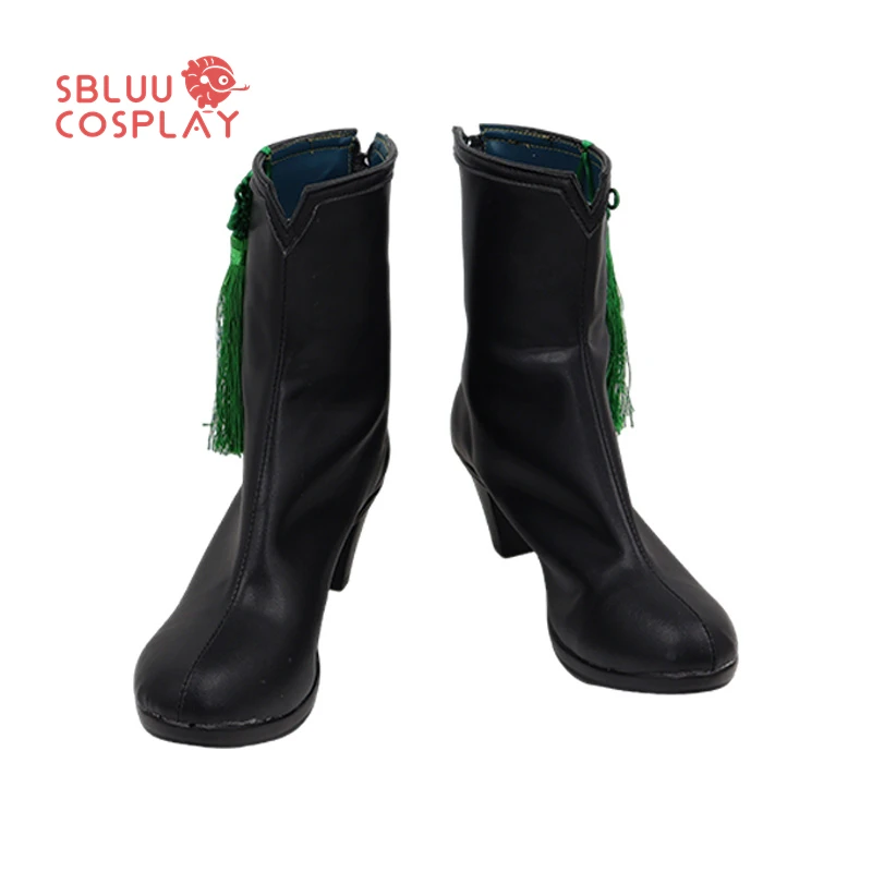 SBluuCosplay Gioco Arknights Dusk Scarpe Cosplay Stivali su misura per feste di Halloween