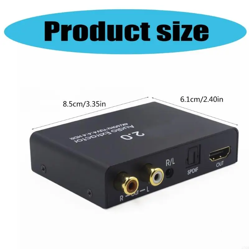 HDTV to HDTV Audios Converters HDTV Audios Extractor with Optical and Stereo Outputs for Gaming Consoles Media Players