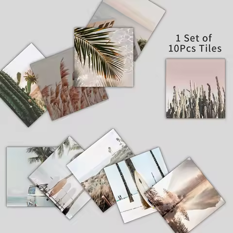 Self-Adhesive Wall Stickers 24Pcs Set, Waterproof PVC Tile Decals for Kitchen Bathroom, Easy Peel &amp; Stick Home Decor