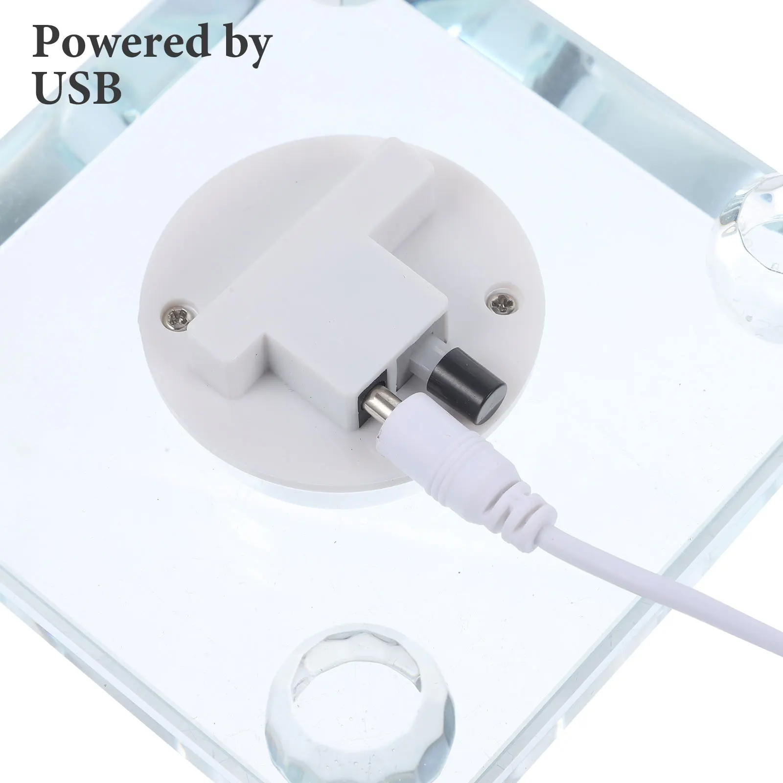 

Usb Crystal For Glass Art Led Display Lamp Base Crystal Display Stand Decorative Light Base Stand For Home Decoration