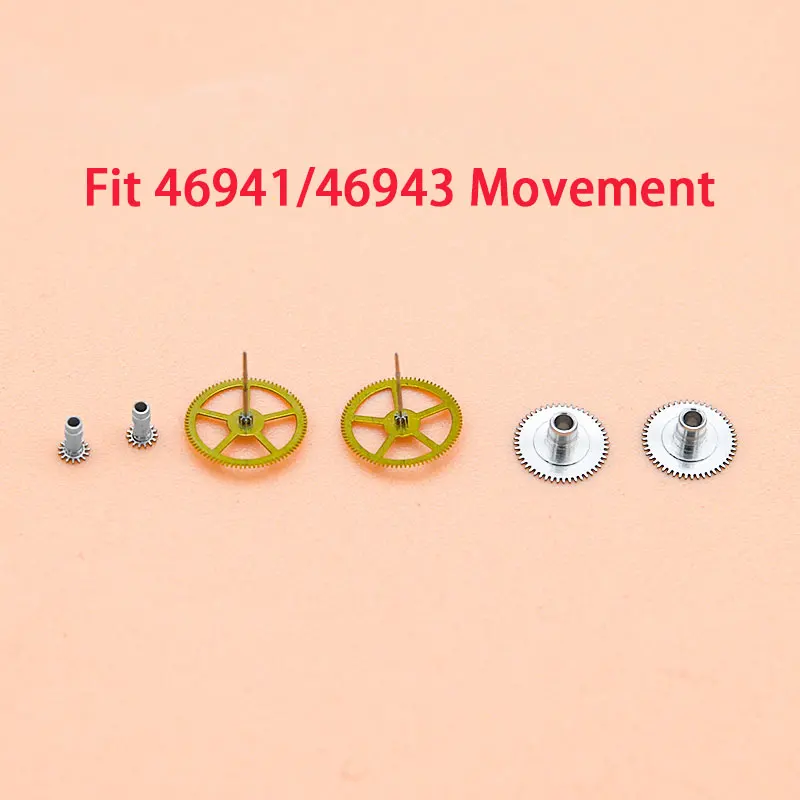 46941 46943 Movement Accessories Hour-hand Second Minute wheel Replacement Spare Parts For Oriental Double Lion Watch Repair