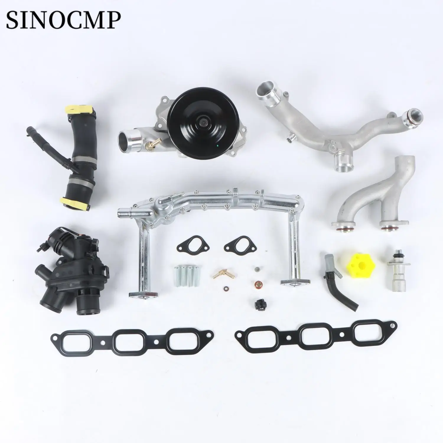 Cooling System Upgrade Kit LR041680 LR049990 AJ813909 For Jaguar F-Type XF/E/J Discovery Range Rover Sport 3.0L V6 Supercharged
