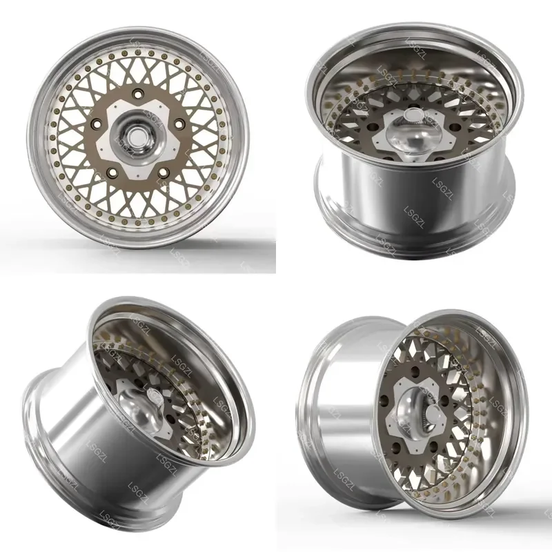 Llantas de Aleación Forjadas Estilo Vintage i LSGZL 5x114.3 5x120 5x130 5x127 para Autos Clásicos de 17 18 20 21 22 Pulgadas
