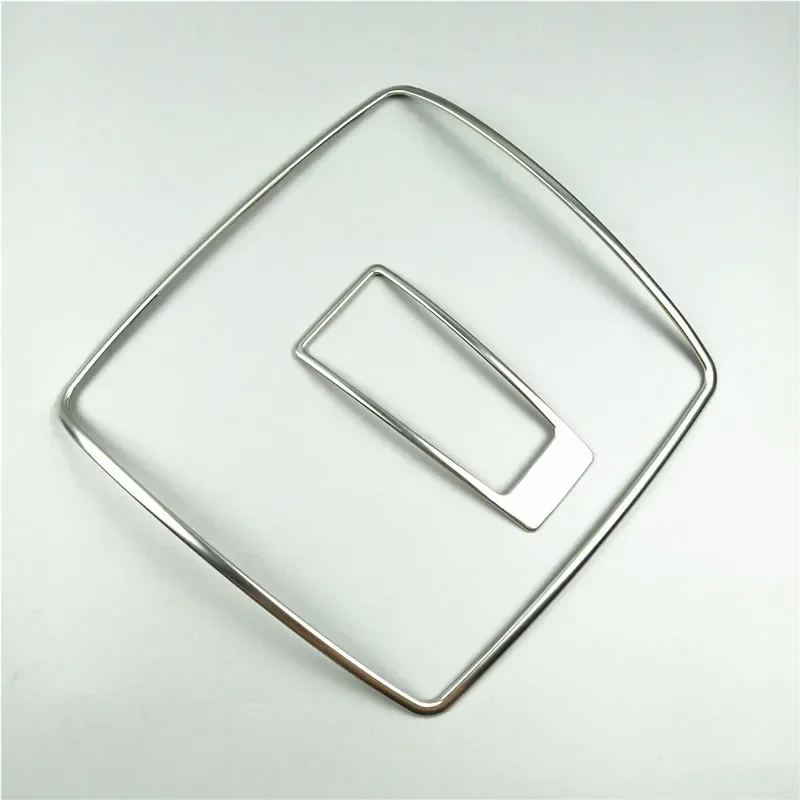 

Stainless Steel Car Roof Reading Lamp Frame Decoration Cover Trim 2Pcs For Mercedes Benz GLA X156 CLA C117 2014-2018