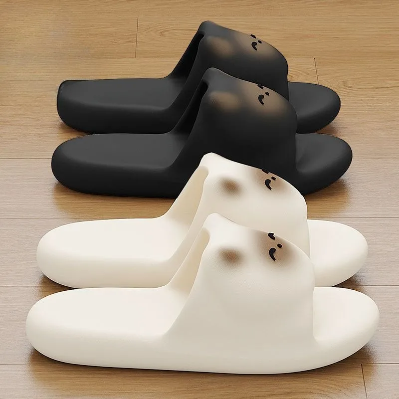 

EVA Cat Slides Slippers, Quick Drying Odor Resistant, Cute Animal Shower Shoes for Home Bathroom