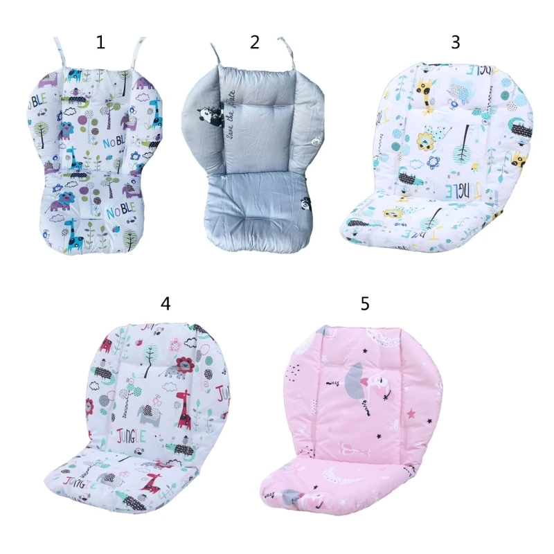 Baby Pram  Liners Stroller  Cartoon Cushion Pad Car  Mats Children Travel Gear Breathable Cotton  Pad