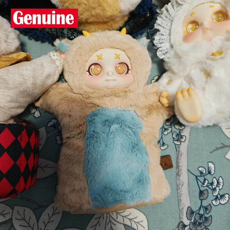 Genuino Cino Scintillante Peluche Burattini a mano Giocattolo divertente Interazione Burattini da dito Casa da gioco creativa Giocattolo di ruolo Regali divertenti
